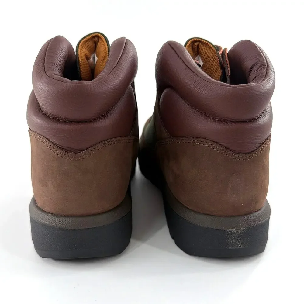 Timberland Men’s Chocolate Waterproof Field Boots Size 12